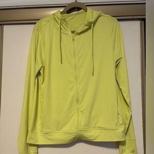 Like new Head Women's Bright Yellow Zip-Up Hoodie Medium